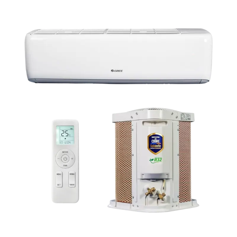 Ar-condicionado split Gree G-Top Inverter com proteção anticorrosão. Guia do VillaCompara apontando a melhor opção de ar-condicionado resistente para regiões litorâneas e maresia. Confira hoje