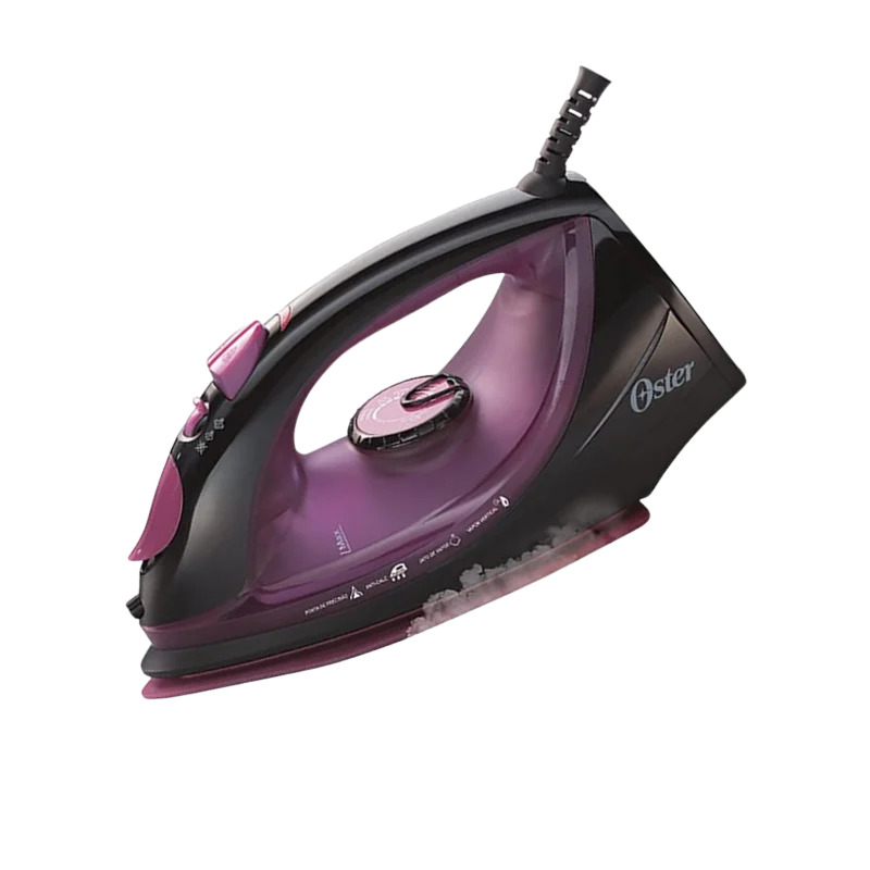 Melhor Ferro de passar a vapor Oster GCSTBS5956 colorido com base de cerâmica aerodinâmica e vapor constante. Confira hoje