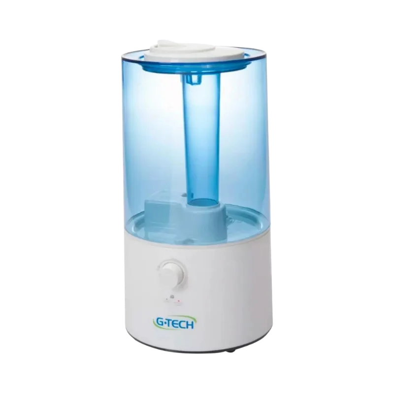 Umidificador de ar G-Tech Allergy Free 3 litros clássico, ideal para hidratação das vias aéreas no tempo seco. Confira hoje